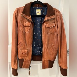 Fossil 100% Leather Jacket